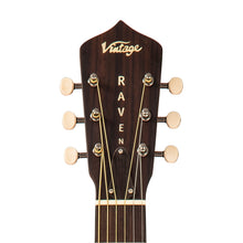 Load image into Gallery viewer, Vintage 'Raven' Paul Brett Electro-Acoustic Guitar ~ Satin Black