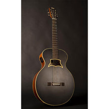 Load image into Gallery viewer, Vintage 'Raven' Paul Brett Electro-Acoustic Guitar ~ Satin Black