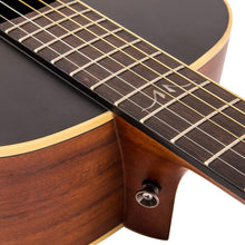 Load image into Gallery viewer, Vintage 'Raven' Paul Brett Electro-Acoustic Guitar ~ Satin Black