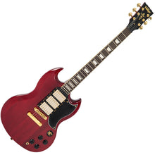 Load image into Gallery viewer, Vintage VS63 ReIssued Electric Guitar ~ Cherry Red