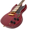 Cherry Red Vintage VS63 ReIssued Electric Guitar
