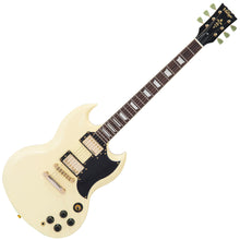 Load image into Gallery viewer, Vintage White/Gold Hardware Vintage VS6 ReIssued Electric Guitar