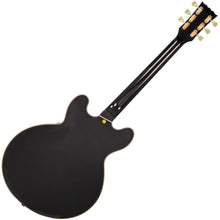Load image into Gallery viewer, Vintage VSA500 ReIssued Semi Acoustic Guitar ~ Gloss Black
