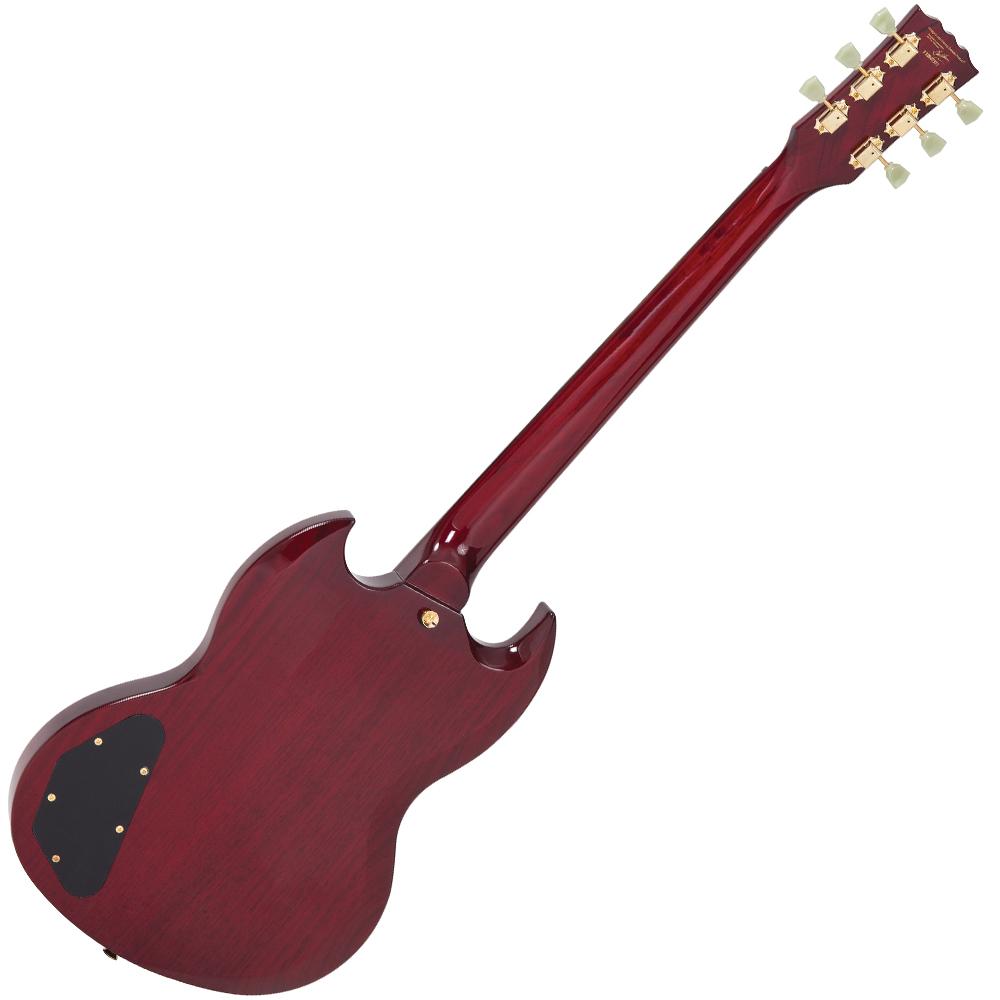 Vintage VS6 ReIssued Electric Guitar ~ Cherry Red/Gold Hardware 