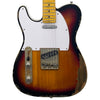 Left Hand Heavy Distressed Sunburst Vintage LV59 ProShop Unique Electric Guitar