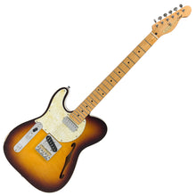 Load image into Gallery viewer, Distressed Tobacco Sunburst Reversed Body Vintage LV72 ProShop Unique Electric Guitar