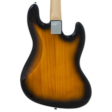 Load image into Gallery viewer, Nitro Cellulose Sunburst Vintage VJ74 ProShop Unique Left Hand Fretless Bass