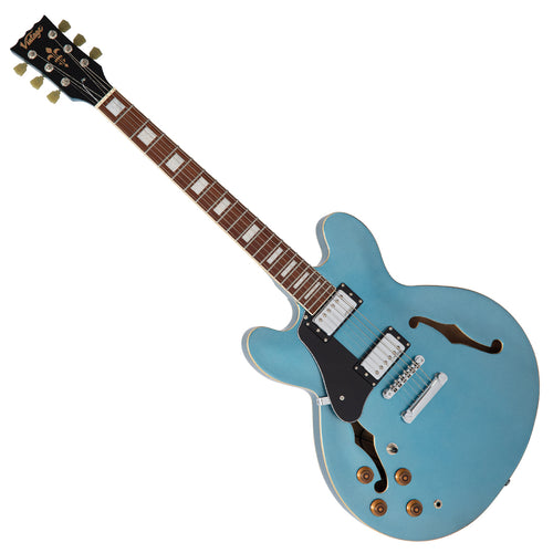 Gun Hill Blue Vintage Limited Edition Left Hand VSA500 ReIssued Semi-Acoustic Guitar