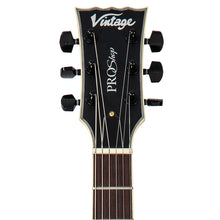 Load image into Gallery viewer, Vintage V100 ProShop Custom Build Electric Guitar ~ Matte Black Maple Neck