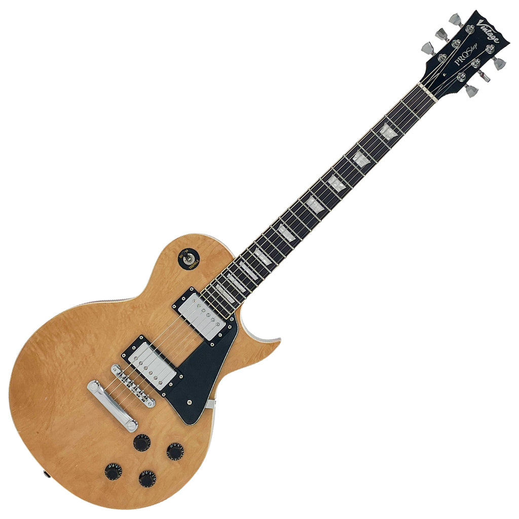 Light Distressed Natural Matte Vintage V100 Custom-Build Electric Guitar