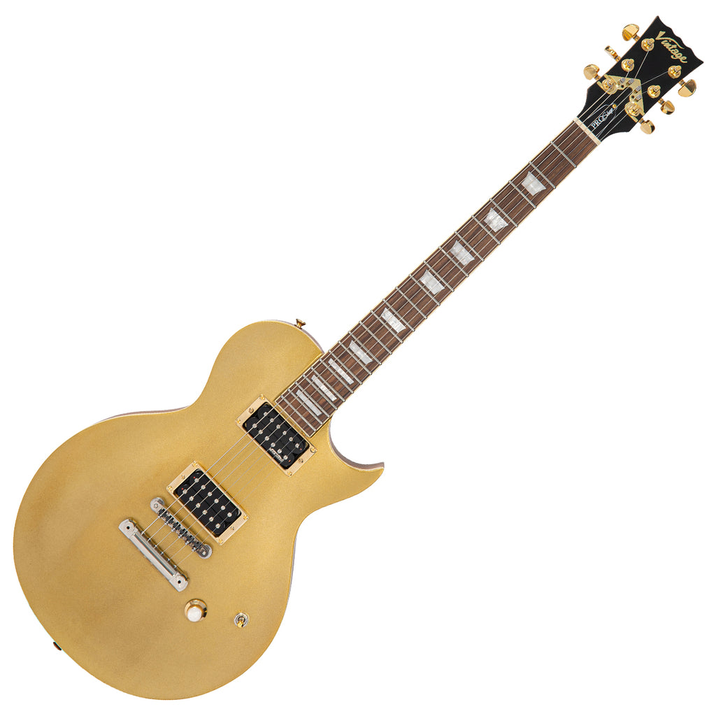 Weight Released Gold Top Vintage V100 ProShop Custom-Build Electric Guitar