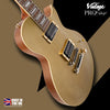 Vintage V100 ProShop Custom-Build Electric Guitar ~ Weight Released Gold Top