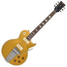 Load image into Gallery viewer, Distressed Gold Top Vintage V100 ProShop Unique Electric Guitar