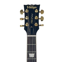 Load image into Gallery viewer, Light Distressed Red Vintage V100 ProShop Unique Electric Guitar