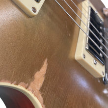 Load image into Gallery viewer, Old Gold Cracked Vintage V100 ProShop Unique Electric Guitar