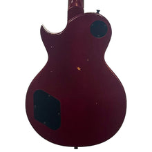 Load image into Gallery viewer, Vintage V100 ProShop Unique Electric Guitar ~ Light Distressed Burgundy