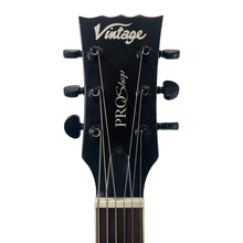 Load image into Gallery viewer, Vintage V100 ProShop Unique Electric Guitar ~ Light Distressed Burgundy