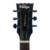 Vintage V100 ProShop Unique Electric Guitar ~ Light Distressed Burgundy