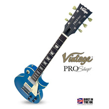Load image into Gallery viewer, Light Distressed Azure Vintage V100 ProShop Unique Electric Guitar