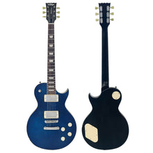 Load image into Gallery viewer, Matte Denim Blue Light Distressed Vintage V100 ProShop Unique Electric Guitar