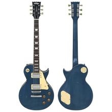 Load image into Gallery viewer, Medium Distressed Metallic Blue Vintage V100 ProShop Unique Electric Guitar