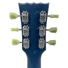 Load image into Gallery viewer, Medium Distressed Metallic Blue Vintage V100 ProShop Unique Electric Guitar