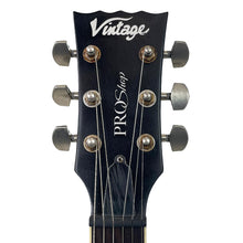Load image into Gallery viewer, Heavy Distressed Metallic Blue Vintage V100 ProShop Unique Electric Guitar