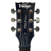 Heavy Distressed Metallic Blue Vintage V100 ProShop Unique Electric Guitar