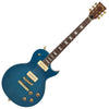 Distressed Blue Sparkle Vintage V100 ProShop Unique Electric Guitar