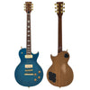 Distressed Blue Sparkle Vintage V100 ProShop Unique Electric Guitar
