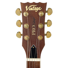 Load image into Gallery viewer, Distressed Blue Sparkle Vintage V100 ProShop Unique Electric Guitar