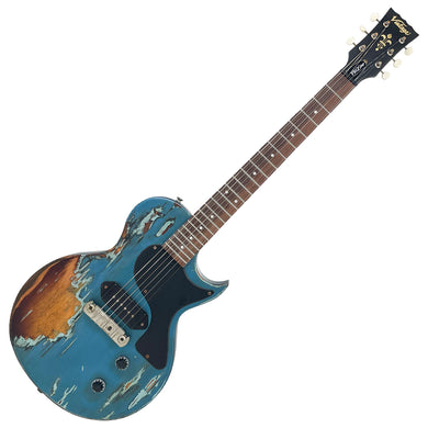 Vintage V72 ProShop Unique Electric Guitar ~ Washed Black with
