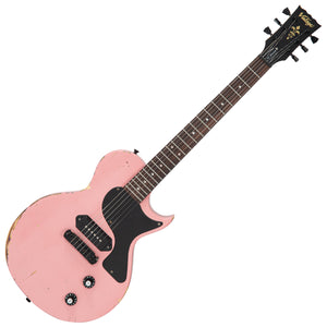 Heavy Distressed Shell Pink Vintage V120 ProShop Custom-Build Electric Guitar
