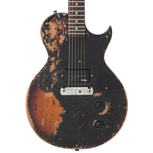 Load image into Gallery viewer, Vintage V120 ProShop Custom Build ~ Heavy Distressed / Black (Contact: Richards Guitars. www.rguitars.co.uk)