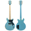 Distressed Baby Blue Vintage V130 ProShop Unique Electric Guitar