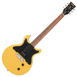 Vintage ProShop Custom-Build V130 Electric Guitar ~ Matte TV Yellow