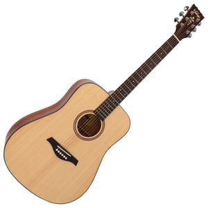 Natural Gloss Vintage Performer Series Acoustic Guitar