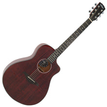 Load image into Gallery viewer, Claret Red Vintage Pacific Coast Series Acoustic Guitar