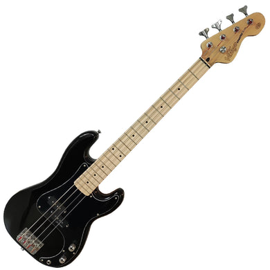 Vintage Maple V30 Coaster Series Bass Guitar ~ Gloss Black