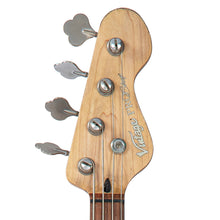 Load image into Gallery viewer, Distressed Metallic Blue Over Sunburst Vintage V42 ProShop Custom-Build Bass Guitar