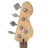 Distressed Metallic Blue Over Sunburst Vintage V42 ProShop Custom-Build Bass Guitar