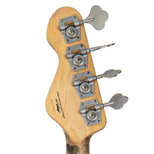Load image into Gallery viewer, Distressed Metallic Blue Over Sunburst Vintage V42 ProShop Custom-Build Bass Guitar