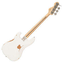 Load image into Gallery viewer, Distressed Nitro White Vintage V42 ProShop Custom-Build Bass Guitar