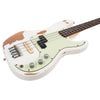 Distressed Nitro White Vintage V42 ProShop Custom-Build Bass Guitar