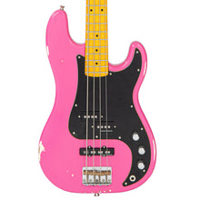 Load image into Gallery viewer, Vintage V42 ProShop Custom Bass Guitar~ Distressed Bubblegum Pink