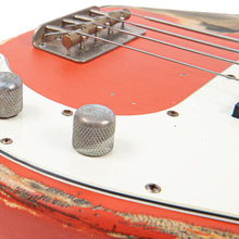 Load image into Gallery viewer, Super Heavy Distressed Firenza Red Vintage V4 ProShop Custom-Build Bass Guitar