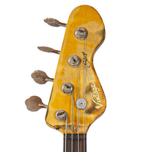 Load image into Gallery viewer, Super Heavy Distressed Firenza Red Vintage V4 ProShop Custom-Build Bass Guitar