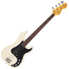 Vintage White Active Vintage V4 ProShop Unique Bass Guitar