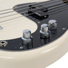 Vintage White Active Vintage V4 ProShop Unique Bass Guitar