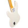 Vintage White Active Vintage V4 ProShop Unique Bass Guitar